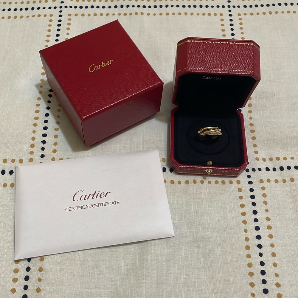 Cartier classic size Trinity ring size 58